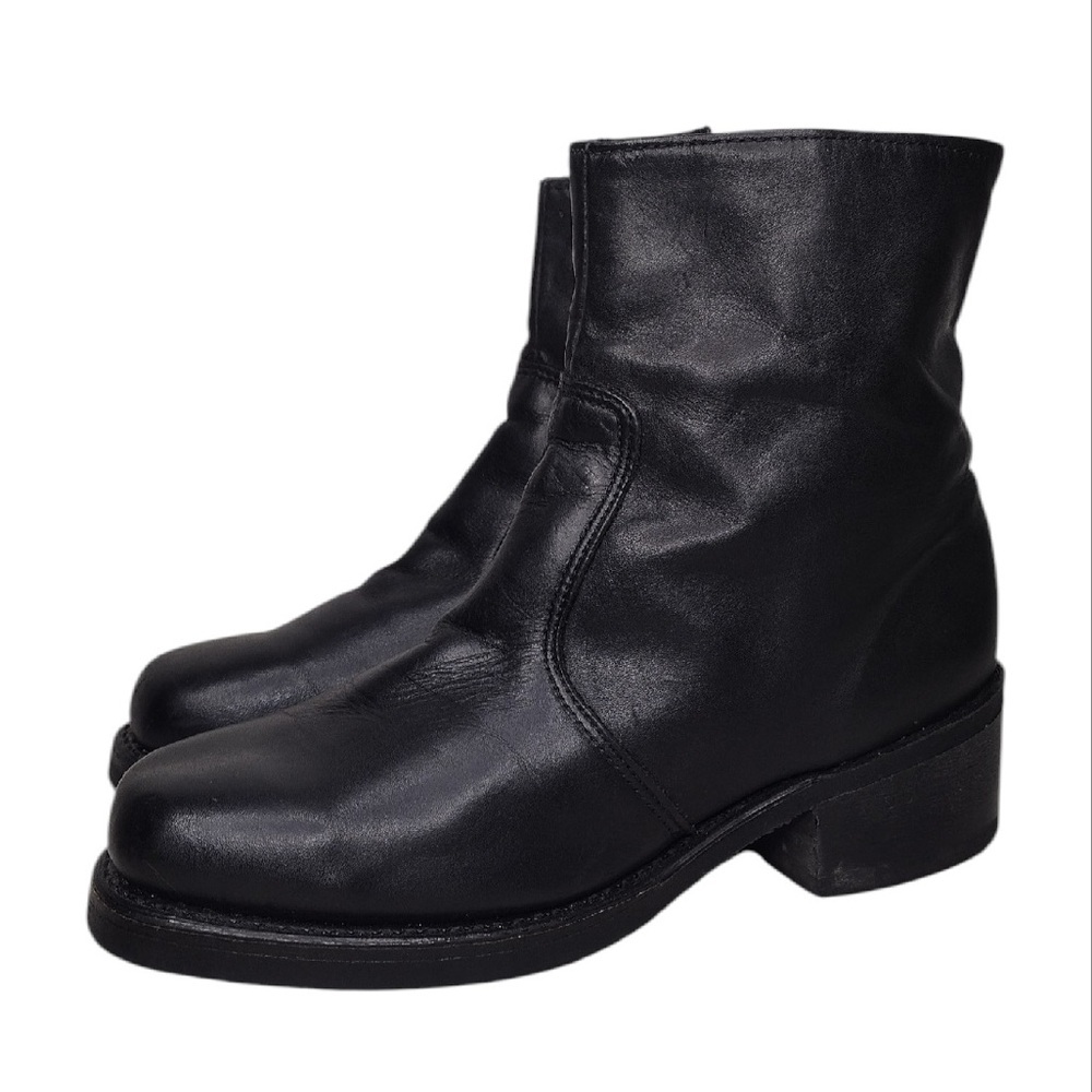 Durango Neoprene Oil Resistant Sz 8 D Leather Unisex Y2K Biker Work Boots